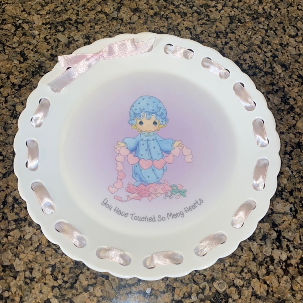 “ You Have Touched So Many Hearts “ Precious Moments Decorative Plate